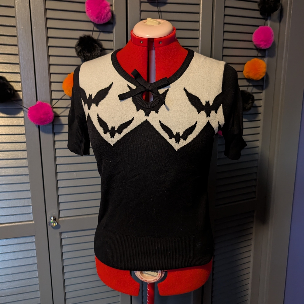 Hell Bunny Monochrome Knit Sweater